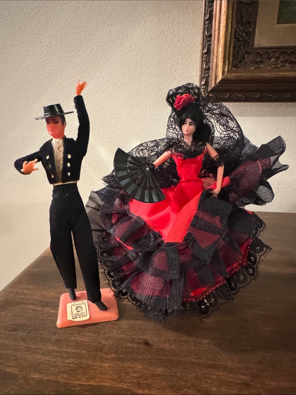 MARIN Chiclana Spanish Woman & Man Flamenco Dancer Dolls Vintage